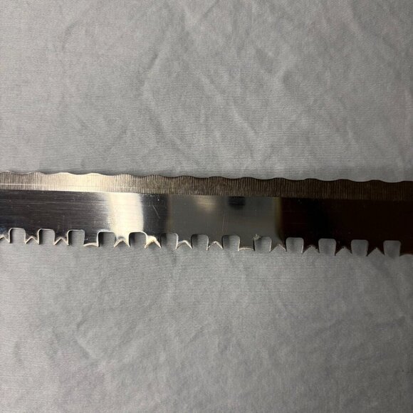 Vintage Quikut Quikkle Knife USA Chefs Slicing Bread Frozen Carving Food Blade - Picture 4 of 9